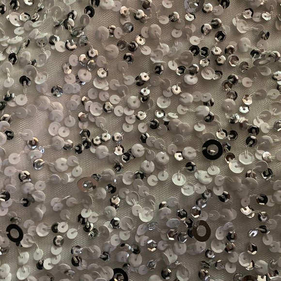 Adrianna Papell Midi Sequin Off Shoulder Dress - Picture 3 of 6